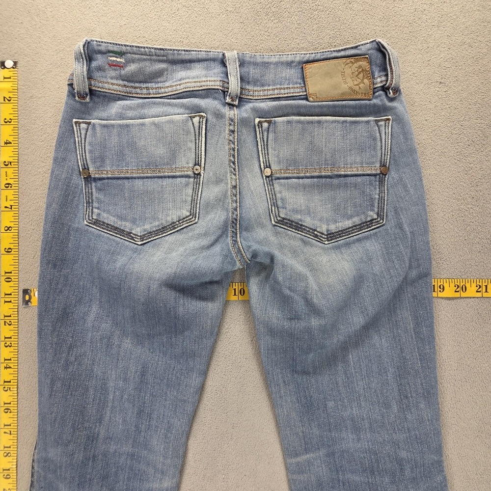 Diesel Jeans Womens 25x32 Reckfly Low Rise Slim Straight Stretch Italy 0060L - Picture 16 of 16